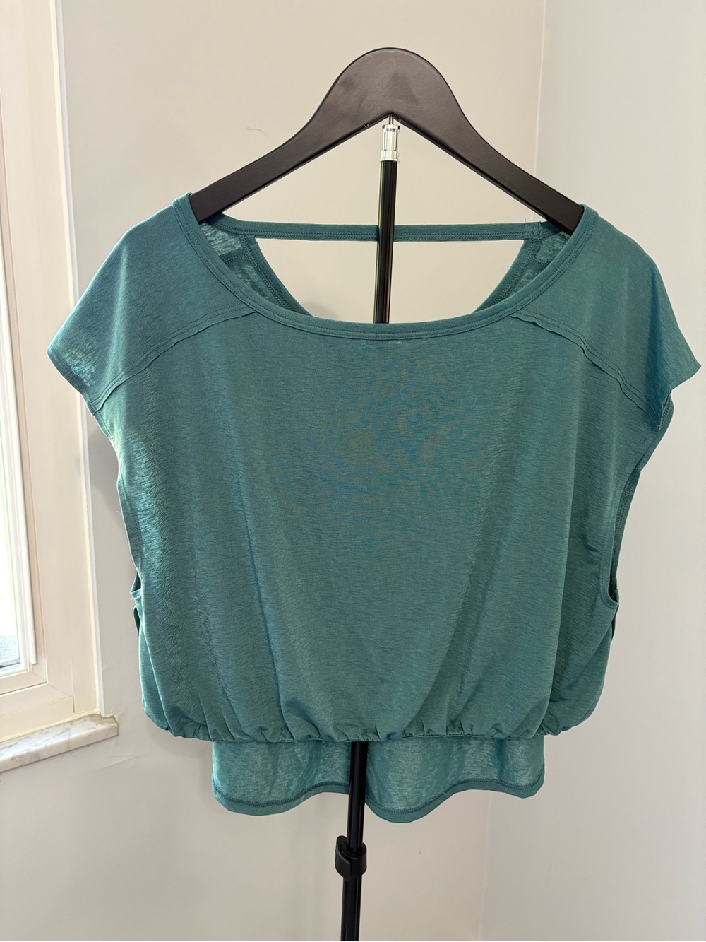 FP Movement Free People My Time Tee Riptide S Cutout Back Balletcore Minimalist
